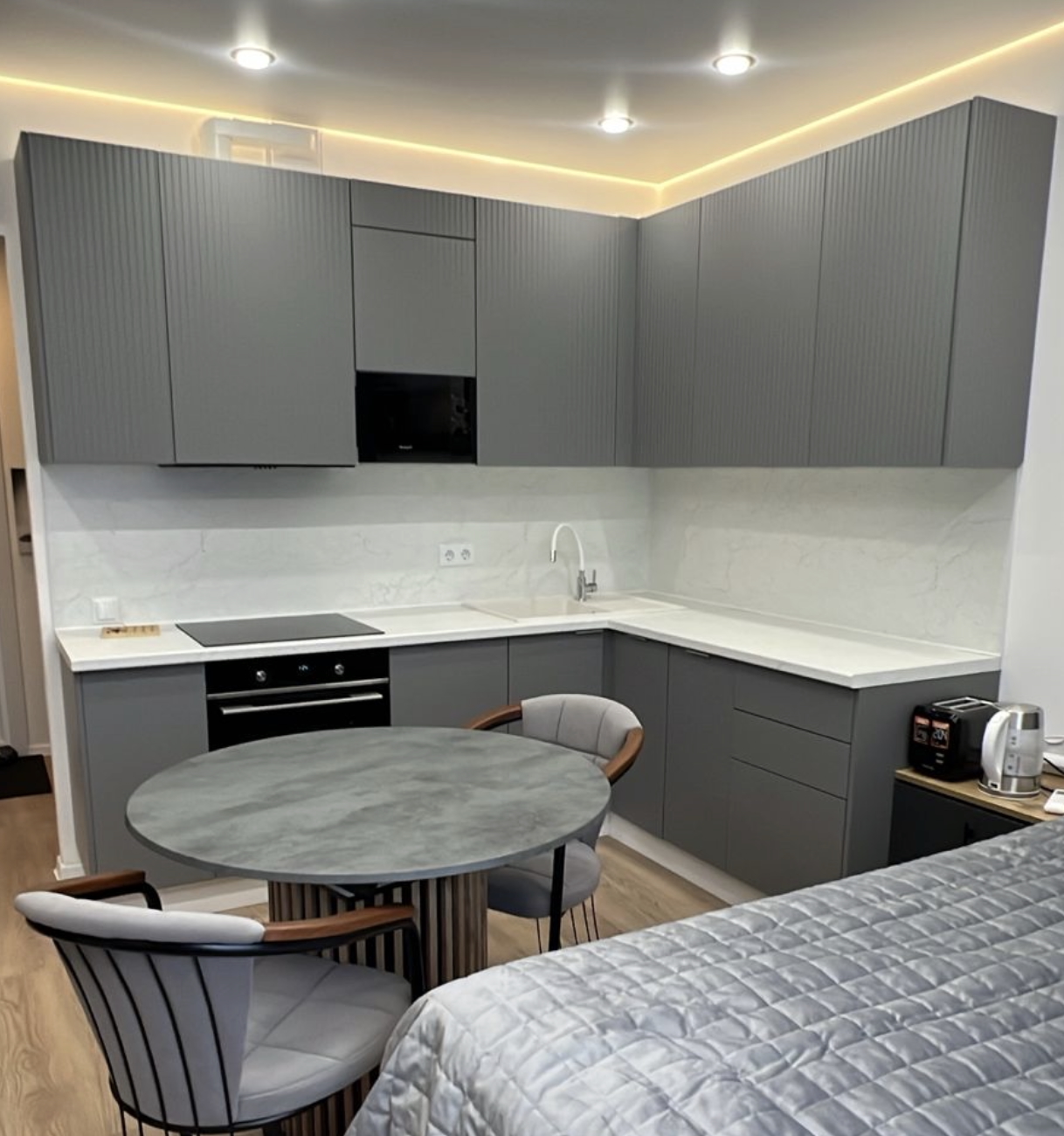 Кухня модульная Сиэль Ян цвет мисти грин